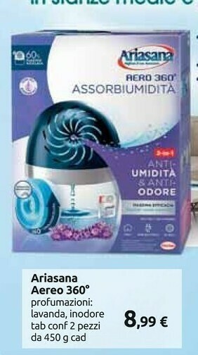 Carrefour Ariasana Aereo 360 offerta