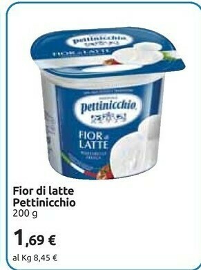 Carrefour Pettinicchio Fior Di Latte offerta