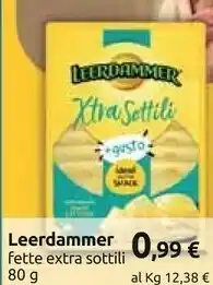Carrefour Leerdammer Fette Extra Sottili offerta