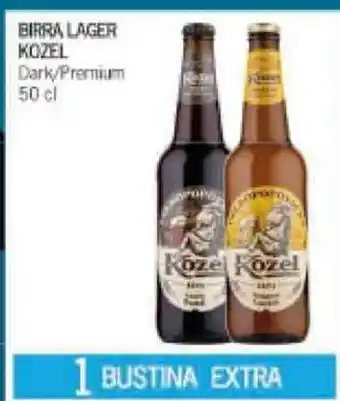 Supermercati Piccolo Birra Lager Kozel 50cl offerta