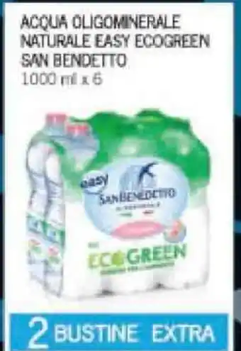 Supermercati Piccolo Acqua Oligominerale Naturale Easy Ecogreen San Bendetto 1000mlx6 offerta