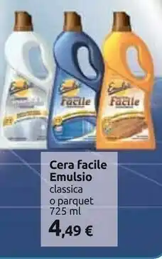 Carrefour Emulsio Cera Facile Classica O Parquet offerta