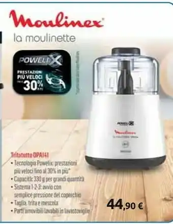 Carrefour Moulinex Tritatutto DPA141 offerta