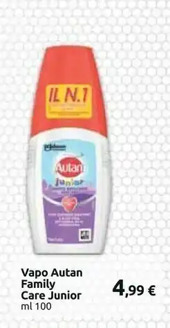 Carrefour Autan Vapo Family Care Junior offerta