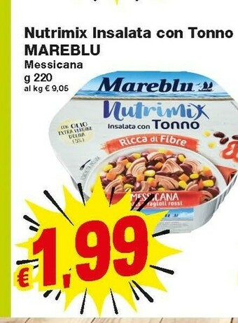Prix Quality Mareblu Nutrimix Insalata Con Tonno Messicana offerta