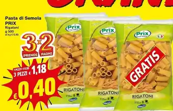 Prix Quality Prix Pasta Di Semola Rigatoni offerta