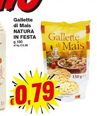 Prix Quality Natura in festa Gallette Di Mais offerta