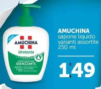 Amuchina sapone liquido varianti assortite 250 ml