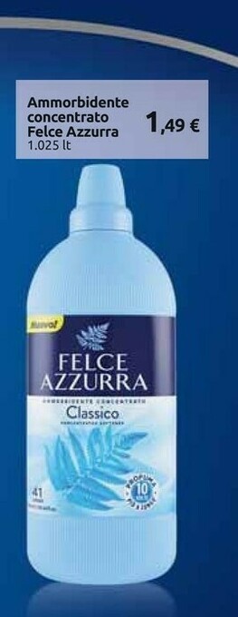Carrefour Felce Azzurra Ammorbidente Concentrato offerta
