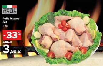 Carrefour Aia Pollo In Parti 1 Kg offerta