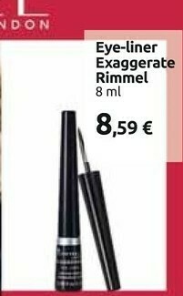 Carrefour Eye - Liner Exaggerate Rimmel 8 Ml offerta