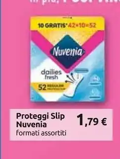 Carrefour Nuvenia Proteggi Slip offerta