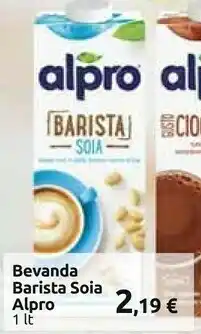 Carrefour Alpro Bevanda Barista Soia 1 Lt offerta