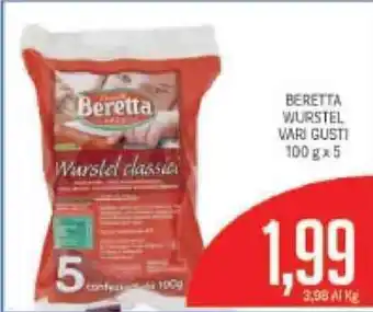 Supermercati Piccolo Beretta Wurstel Vari Gusti 100g x 5 offerta