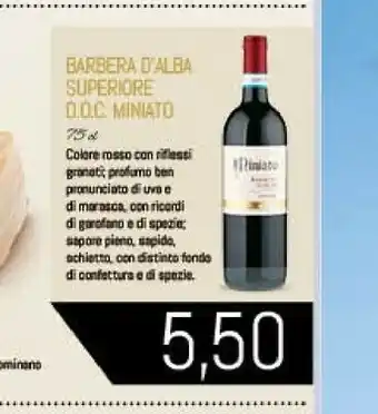 Conad Barbera D'alba Superiore Doc Miniato offerta
