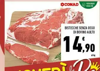 Conad Bistecche Senza Osso Di Bovino Aulto offerta