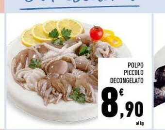 Conad Polpo Piccolo Decongelato offerta