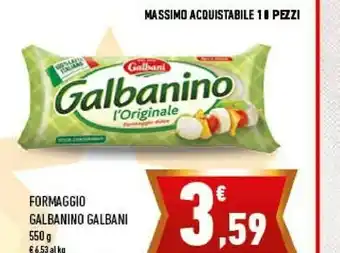 Conad Galbani galbani galbanino l'originale offerta