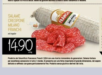 Franchi Salame Crespone Milano