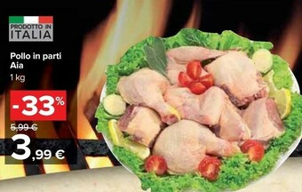 Carrefour Aia Pollo In Parti 1 Kg offerta