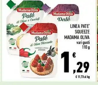 Conad Madama oliva Linea Pate Squeeze 110 G offerta