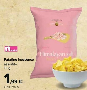 Carrefour Patatine Inessence offerta