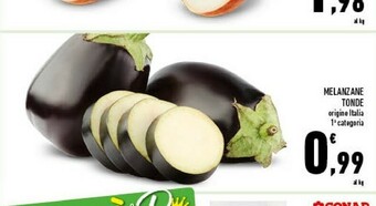Conad Conad Melanzane Tonde offerta