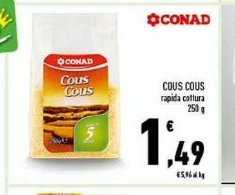 Conad Conad - Cous Cous 250 G(ml) offerta