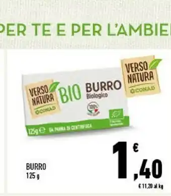 Conad Burro 125 G offerta