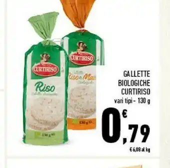 Conad Curtiriso Riso Gallette Biologiche 130 G(ml) offerta