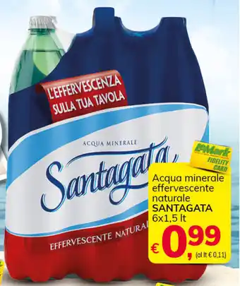 Santagata Acqua minerale effervescent naturale 6x1.5lt