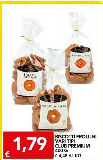 TuoDi Club Premium - Biscotti Al Farro 400 G(ml) offerta