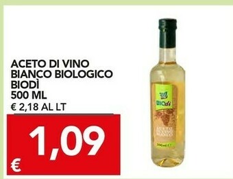 TuoDi Biodi Biodì - Aceto Di Vino Bianco Biologico 500 G(ml) offerta