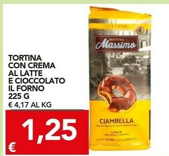 TuoDi Massimo Tortina Con Crema Al Latte E Cioccolato Il Forno offerta