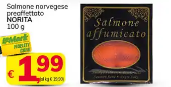 Norita Salmone norvegese preaffettato 100g