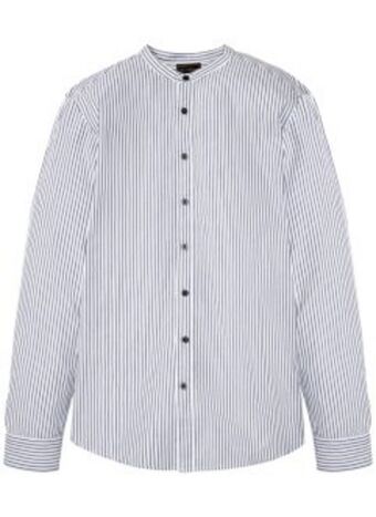 Bonprix Camicia a maniche lunghe con colletto alto slim fit offerta
