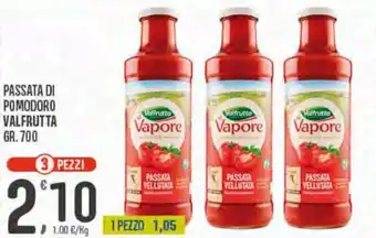 Eurospar Valfrutta Passata Di Pomodoro gr. 700 offerta