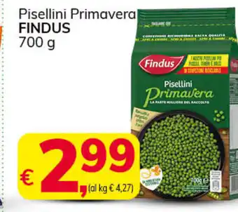 Le Mark Findus Pisellini Primavera 700g offerta