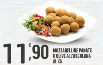 Eurospar Mozzarelline Panate o Olive All'Ascolana offerta