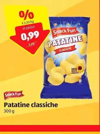 ALDI Patatine classiche offerta