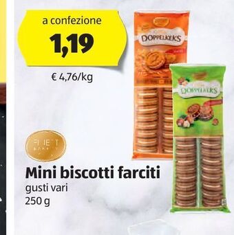 ALDI Mini biscotti farciti offerta