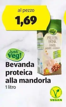 ALDI Bevanda proteica alla mandorla offerta