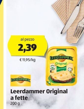 ALDI Leerdammer original a fette offerta
