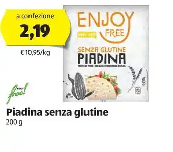 ALDI Piadina senza glutine offerta