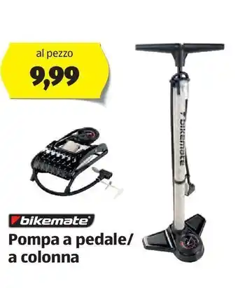 Pompa a pedale a colonna