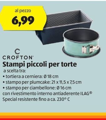 ALDI Stampi piccoli per torte offerta