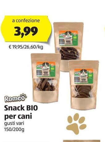ALDI Snacks bio per cani offerta