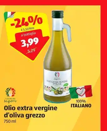 ALDI Olio extra vergine di oliva grezzo offerta