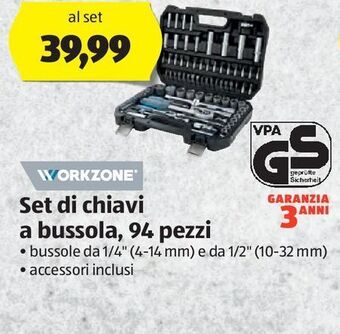 Set di chiavi a bussola 94 pezzi