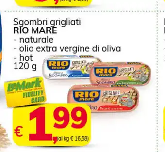 Le Mark Rio Mare Sgombri grigliati 120g offerta